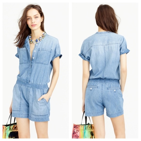 J. Crew Pants - new J.Crew Drapey Chambray Romer 4